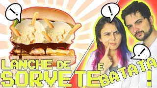 Lanche de sorvete com batata palha? - Imagine junto - Casal de Nerd