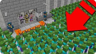 APOCALIPSIS ZOMBIE EN LA PRISIÓN EN MINECRAFT ?