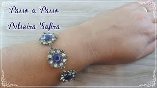 PASSO A PASSO BIJOUX PULSEIRA COM PEÇAS PARA BIJUTERIAS