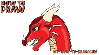 How to draw Peril - Wings Of Fire - Easy step-by-step drawing tutorial