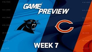 Carolina Panthers vs. Chicago Bears | Week 7 Game Preview | NFL Playbook