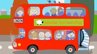 Wheels On The Bus | Nursery Rhymes and Kids Songs | Learning For Kids | Toddler Fun Learning