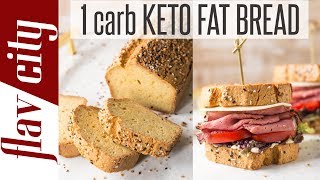 The Best Keto Fat Bread Recipe - Low Carb Bread For Sandwiches & More