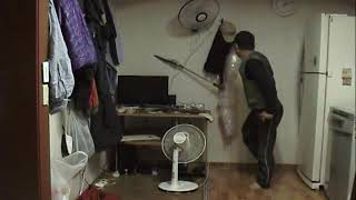 kksd 단검술 knife fighting----knife vs knife  knife칼을잡고있는opponent상대의kneejoint무릎관절thigh허벅지flank옆구리belly복