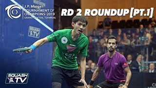 Squash: Tournament of Champions 2019 - Men's Rd 2 Roundup [Pt.1]