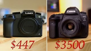 $447 vs $3500 - 5D Mark IV vs G7- 4K video compared!