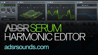 Serum Tutorial - Harmonic Editor