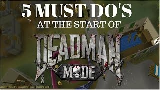 5 Things you MUST DO at the start of NEW DEADMAN MODE season (Guide for First Timers)