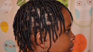 Installing Starter Locs / Dreadlocks | Curl Guide Technique | My Niece (Trinity)