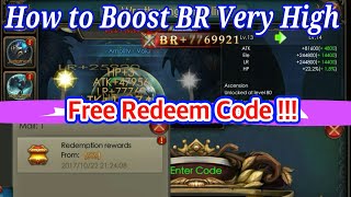How To Boost BR very High, And Free Redeem Code 2017!! Legacy of Discord