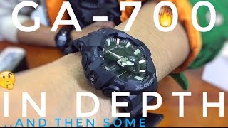 IN DEPTH REVIEW for CASIO G-SHOCK GA-700-1BJF ALL BLACK | and then some..