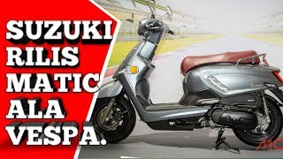 Suzuki rilis skutik retro Ala vespa. Suzuki Saluto 125.Lawan berat honda Scoopy & yamaha fino.?