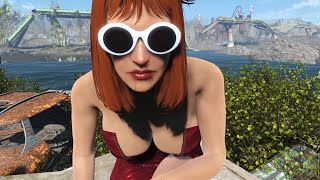 Fallout 4 Mod Review 30 - Slooty Synth Uniform and Honest Abe's Red Dress - Boobpocalypse