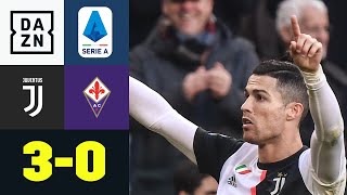 Ronaldo sichert die Punkte vom Punkt: Juventus Turin - AC Florenz 3:0 | Serie A | DAZN Highlights