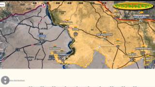 Обзор карты боевых действий в Сирии и Ираке от 10 01 2016г