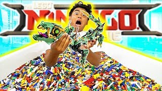 THE LEGO NINJAGO MOVIE EXTREME BATHTUB CHALLENGE
