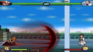 Aizen Vs Half-Masked Ichigo - Bleach Vs Naruto 3.3