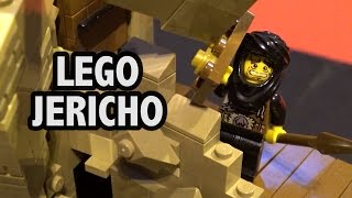 LEGO Crumbling Jericho Walls in Motion | Brick Birmingham 2016