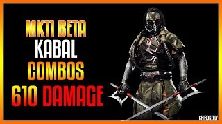 Kabal Combo 610 High Damage - Mortal Kombat 11