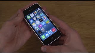 iPhone 5C iOS 8 Hands-On First Look