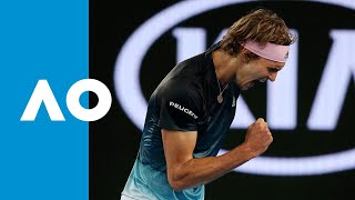 Alexander Zverev v Jeremy Chardy match highlights (2R) | Australian Open 2019