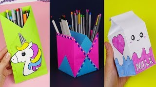 30 DIY School Supplies | Easy DIY Paper crafts ideas