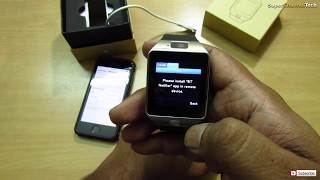 How to use DZ09 Smart watch with Iphone