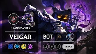 Veigar Bot vs Jinx - EUW Grandmaster Patch 9.12