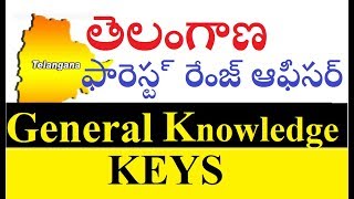 FRO GS EXAM Expected  KEY for ALL By SRINIVAS Mech| tspsc| telangana