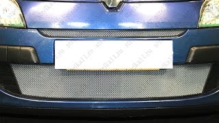 Защита радиатора RENAULT MEGANE III 2009-2012г.в. (Хром) - strelka11.ru