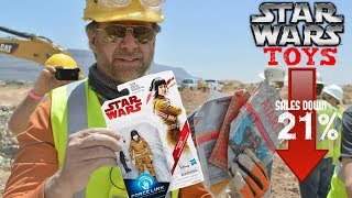 STAR WARS THE LAST JEDI TOYS  ARE DEAD & KILLING HASBRO , BATTLEFRONT 2 - HOT TOPIC