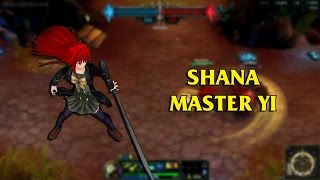 Shana as Master Yi LoL Custom Skin ShowCase