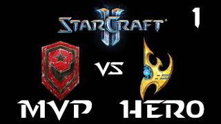 StarCraft 2 - Mvp [T] vs HerO [P] G1 (Commentary)