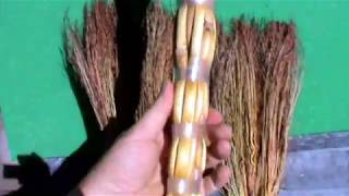 Как самому связать веник лентой из пластиковой бутылки !!!
