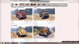 Как установить моды на машины на Spintires.