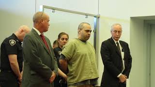 Killer of mom and son shows no remorse at sentencing