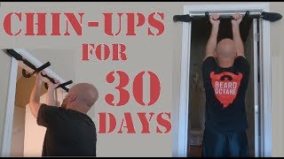 30 DAYS OF CHIN UPS  - THE RESULTS ARE ASTONISHING!