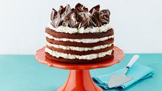 Triple-Chocolate Layer Cake Recipe