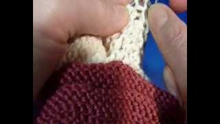 Как связать пинетки-сапожки спицами - 24 / How to knit baby booties shoes - 24