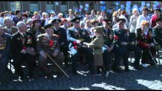 Парад 9 мая город Выборг 2011 год