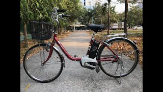 Bán xe đạp điện Panasonic trợ lực zin nguyên bản hàng Nhật bãi Tp HCM – Mã: X52a Lh:0909775445