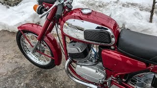 Jawa 350 в оригинале: вишневка Ява 634-01