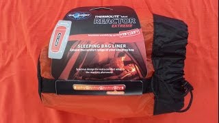Sea to Summit Thermolite Reactor Extreme Mummy Bag Liner Unboxing
