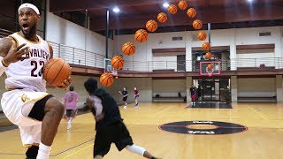 THE LEBRON JAMES FULL COURT SHOT CHALLENGE! 7 PLAYER BASKETBALL CHALLENGE!