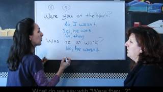 Lesson 46 - Questions with WAS/ WERE - Learn English with Jennifer
