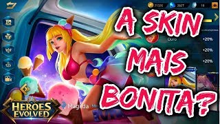 ESTREANDO A NOVA SKIN DA MAGILDA (Ficou Linda!) - Heroes Evolved