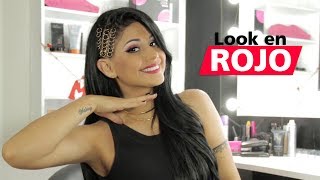Tutorial: Look en rojo - Gaby Zegarra