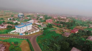 Free Drone Shot of Federal Quarter Buea | Areal view of Buea S.W.R. of Cameroon.