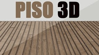 Piso em 3D no SketchUp - Floor Generation Plugin