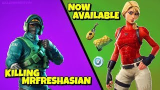 Killing MRFRESHASIAN & LAGUNA Starter Pack Available in Fortnite
